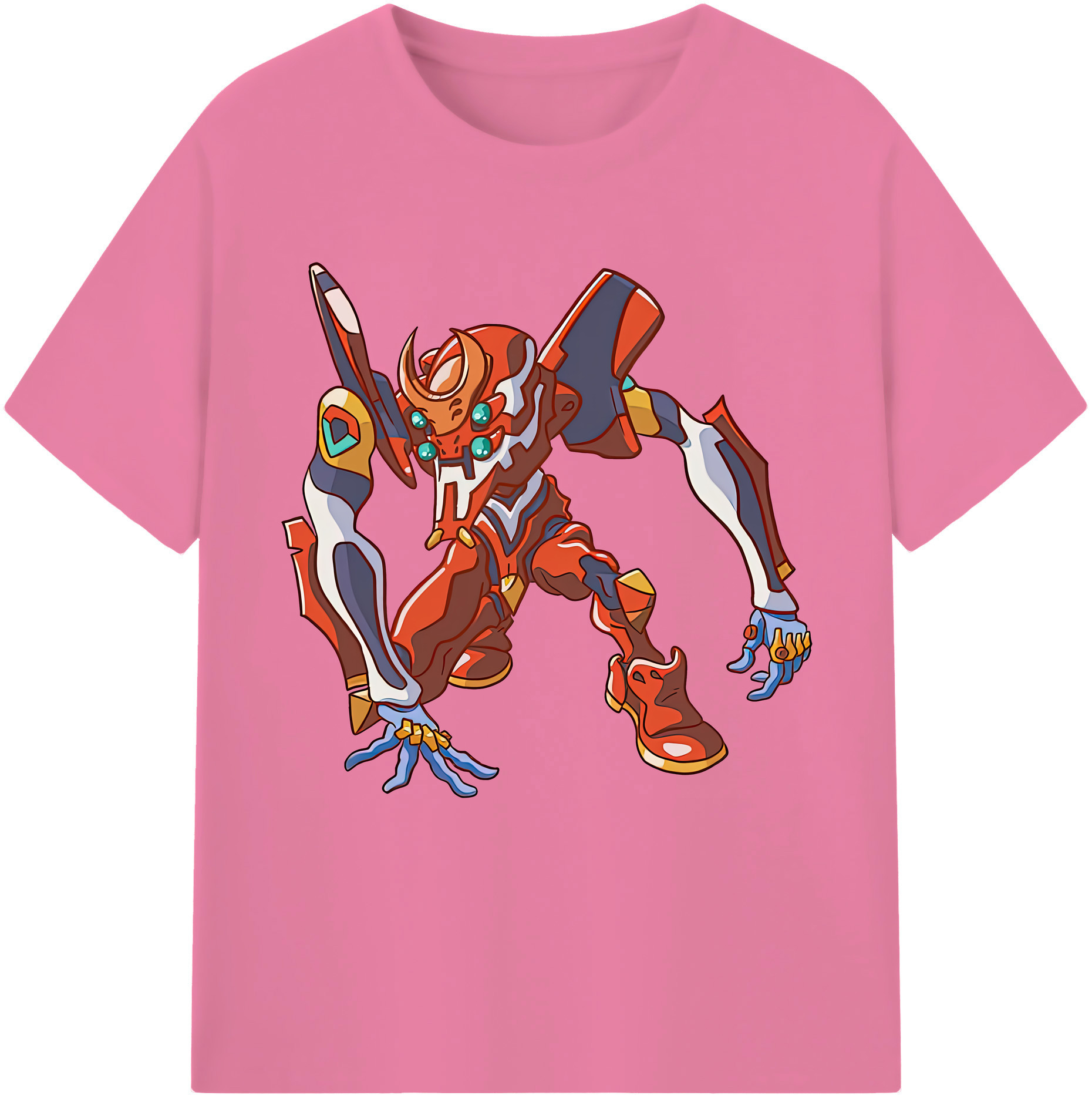 （画像用） EVA 新世紀エヴァンゲリオン 綿100％半袖Tシャツ（フロントプリント）